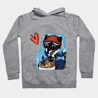 Racoon ramen jutsu Hoodie